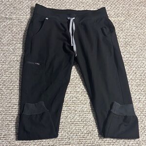 Figs Black joggers